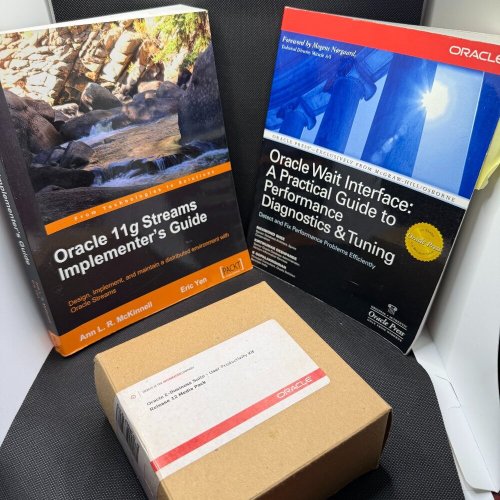 Oracle Bundle - 1 book signed by co-author - Oracle 2 books and 30 discs